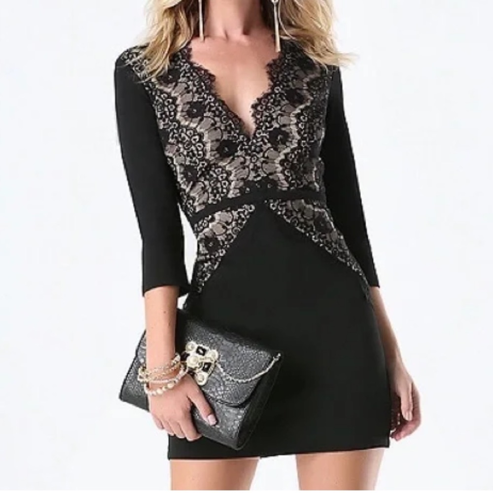 Bebe Magda Lace Dress